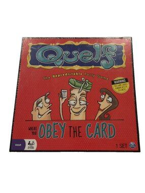 Quelf Board Game The Unpredictable Party Game Unused 12+ Family New Sealed